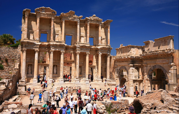 Thư viện Celsus – Biểu tượng kiến trúc La Mã tại thành cổ Ephesus 4 thu vien Celsus